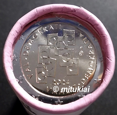 Suomi 2 euro 2024 juhlaraha Demokratia, UNC