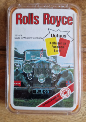 Rolls Royce Autopelikortit 1980-luvulta