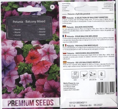 Petunia Balcony Mixed - siemenet #