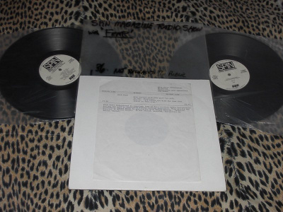 FEAR spin radio show 2LP -1985- oRiGiNaL KBD KILLER!!!!!!!!!