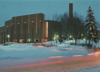 Espoo Olarin kirkko jouluna 1981