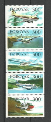LENTOKONEET ilmailu sarja FÄRSAARET 1985 **