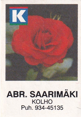 Kolho, Abr. Saarimäki ,  5/15