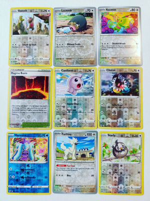 Pokemon Reverse Holo kortteja 90 kpl