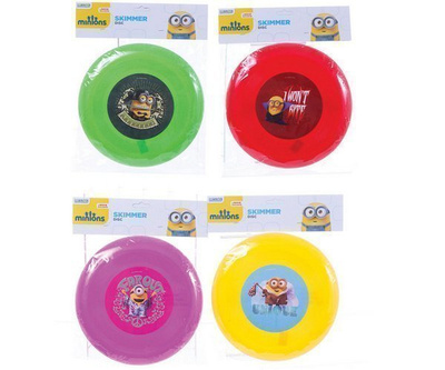 Minions Skimmer Disc/ Frisbee, Ø 20cm, eri värisiä *UUSI*
