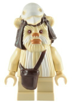 Lego Figuuri - Ewok Logray ( Star Wars )