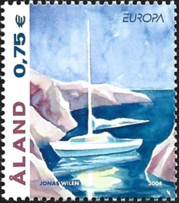 Åland 2004  Eurooppa-m Lomanvietto  0,75 €  ** LaPe 235
