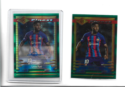 ANSU FATI - BARCELONA - AUTO #29 -  TOPPS FINEST num 32/35