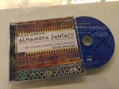 Julian Anderson . Alhambra fantasy CD ondine