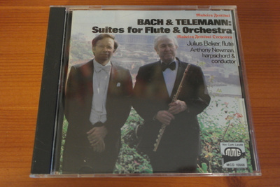 Bach & Teleman:Suites for Flute & Orchestra CD.