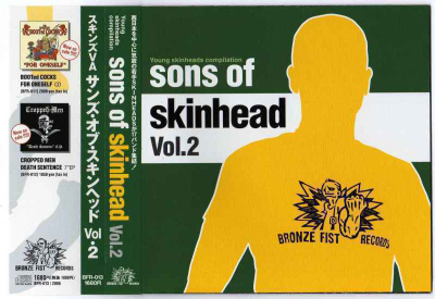 SONS OF SKINHEAD #2 kokoelma CD -2006- 17 japani Oi! bändiä
