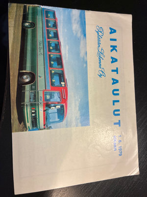 Aikataulut Pyhtään liikenne oy 1979