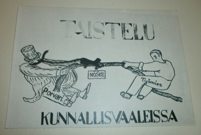 Taistelu kunnallisvaaleissa (Taisteleva postikortti), ei p.