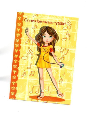°°ONNEA LOISTAVALLE TYTÖLLE!°° -KORTTI /Kulkematon (Papron)