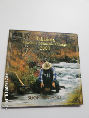Rahasarja   Myntserie  Coinagt Suomi Finland  2003