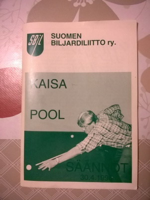 SBiL Biljardi Sääntökirjanen