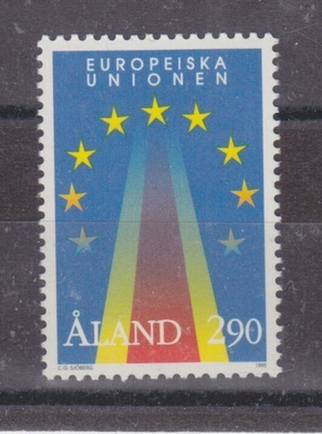 Åland 1995 Eu postituoreena.