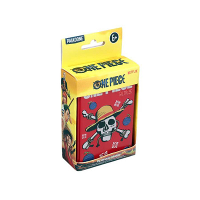 ONE PIECE PLAYING CARDS TINBOX	(42 953)	pelikortit, peltiras