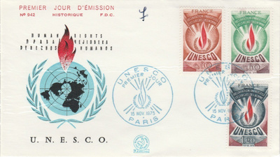 1975, ERIKOISLEIMA ,UNESCO, Pariisi