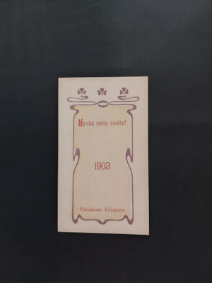 1 Hyvää Uutta Vuotta 1903