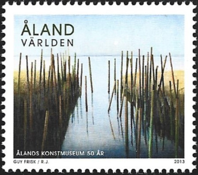 Åland 2013  Taidemuseo 50 vuotta  Världen  ** LaPe 361