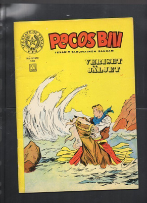 PECOS BILL n:o 5 1972  Veriset jäljet