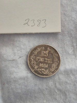 25 penniä 1901, Suomi
