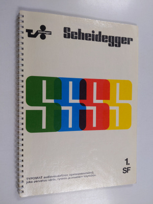Scheidegger Typomat audiovisuaalinen opetusmenetelmä : 1. SF