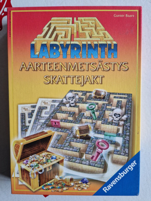 Labyrinth Aarteenmetsästys Peli. UUDENVEROINEN