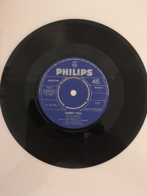 (7") Anita Hirvonen -Vaarivainaan eväät / Sormet pois [1968]
