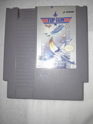 NES Top Gun videopeli RARE