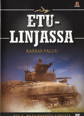 ETULINJASSA:RASKAS PALUU (32 004) -FI- DVD (#2). ww2 ,doku