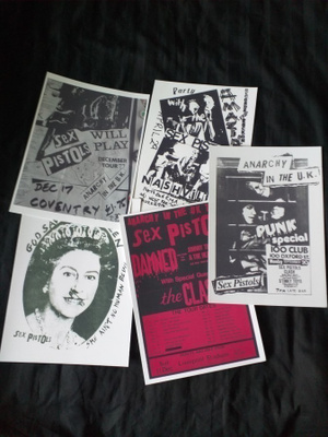 SEX PISTOLS juliste 5kpl 21cm x 30cm #1