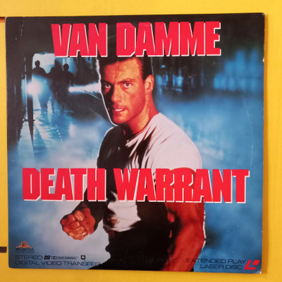 Van Damme Death warrant Laserdisc