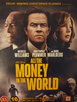 ALL THE MONEY IN THE WORLD BLU-RAY