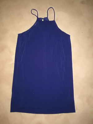 Mango-sinoberin sininen toppimekko ( 36/S/M)