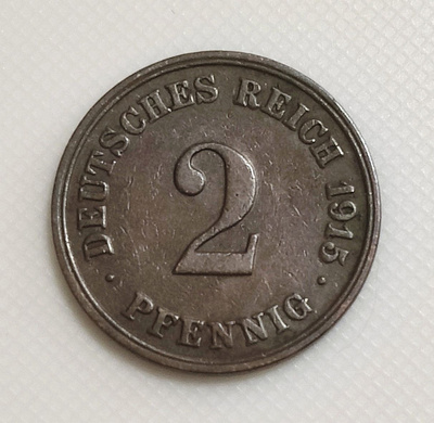Saksa 2 Pfennig 1915E