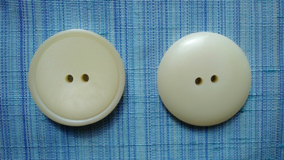 Retro nappi, luunvalkea, matta Ø 27mm, 18kpl.