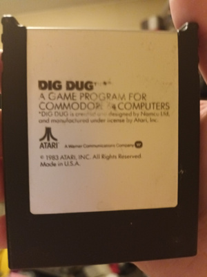 Dig Dug A Game Program For Commodore Computers moduuli RARE