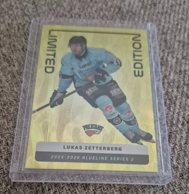 2025 2026 Blueline Limited Edition Yellow Lukas Zetterberg
