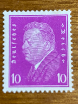 SAKSA REICH 1930 PRESIDENTTI EBERT**