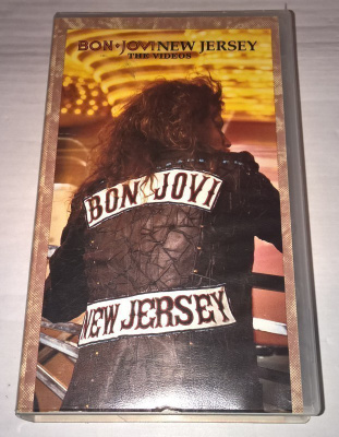 BON JOVI  NEW JERSEY THE VIDEOS  VHS CFV 08892   VHS