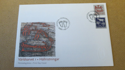 FDC Ruotsi 2001: Unesco Maailmanperintö