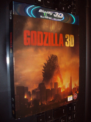 Blu-ray + Blu-ray 3D : GODZILLA 3D ( Sis. postikulut ! )