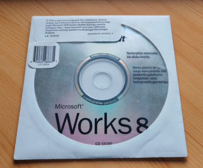 Microsoft Works 8 (Liettua / Lietuva)