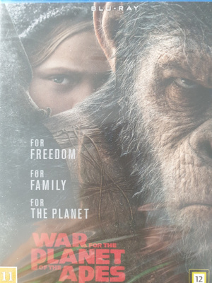 War For the Planet of the Apes BLU-RAY