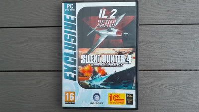 PC DVD: IL-2 Sturmovik:1946 + Silent Hunter 4 - Wolves Of Th