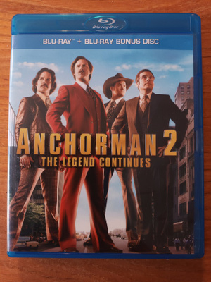 Anchorman 2 :  The Legend Continues (2013) Blu-ray