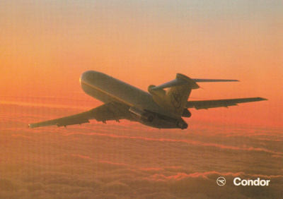 LENTOKONEKORTTI - EUROPA-JET BOEING 727-230