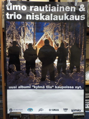 TIMO RAUTIAINEN & TRIO NISKALAUKAUS KEIKKAJULISTE 70X50
